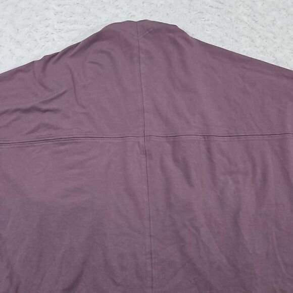 Athleta womens size medium oversize lilac purple Cocoon Wrap with pockets - Picture 10 of 10